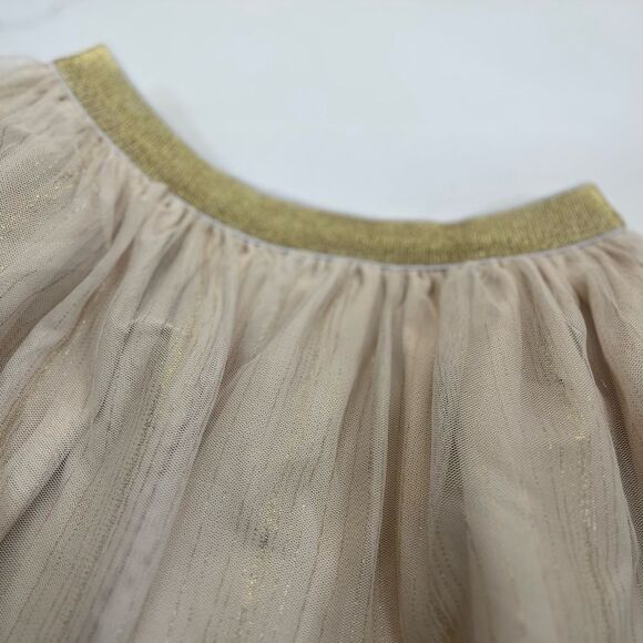 Gold and Cream Tulle Skirt by Little Wink - Picture 2 of 6